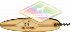 Bird Dog Surf Keychain & Decal — Hibiscus Tide