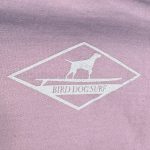 Pink with White Lettering