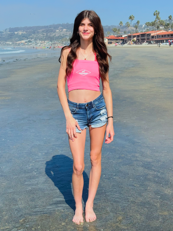 Skinny Strap Ribbed Cropped Cami - Image 3