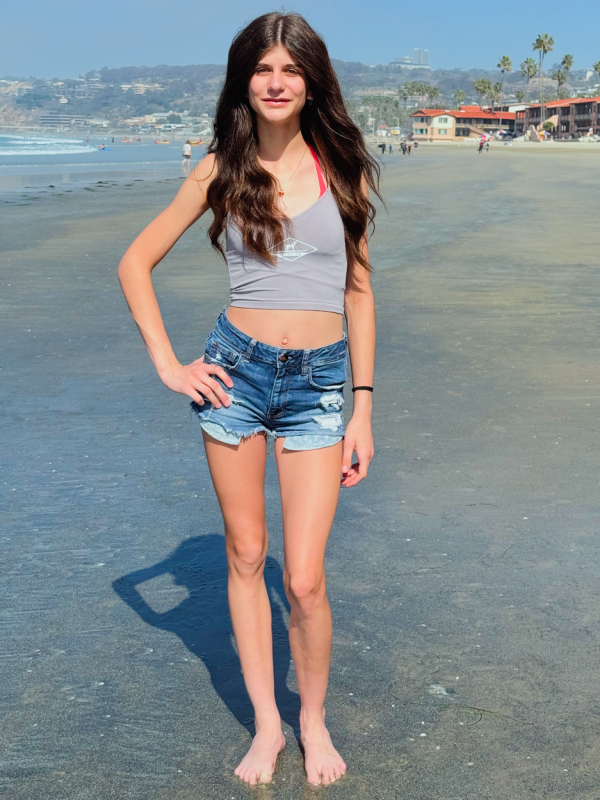 Skinny Strap Cropped Cami - Image 6
